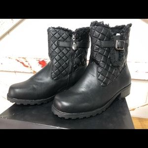 Trotters Quilted Black Boot Blast III 9.5 NEW